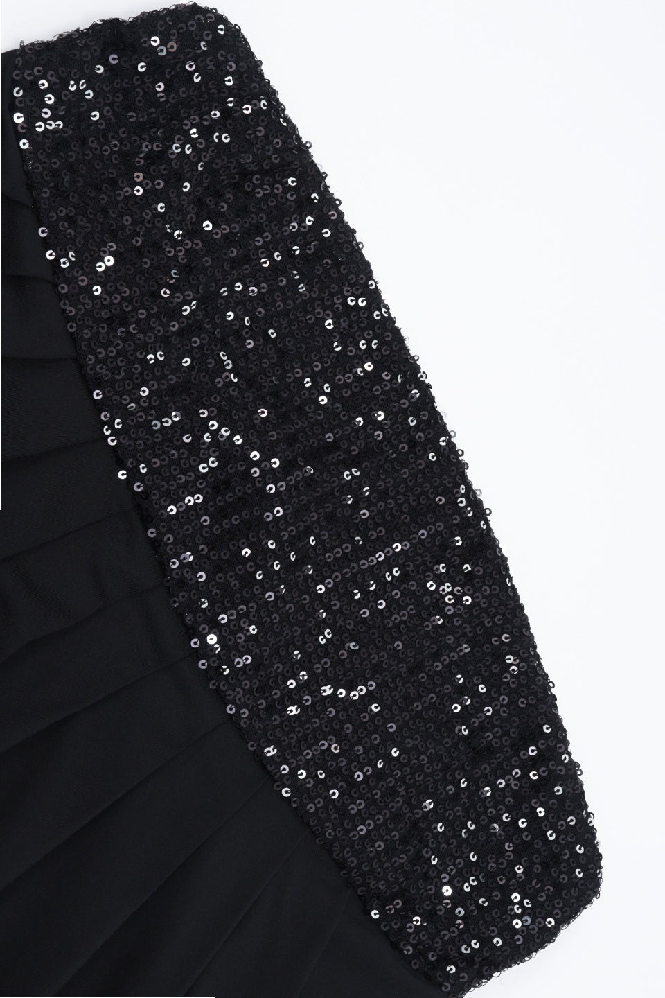 Black Sequin Tube Mini Dress