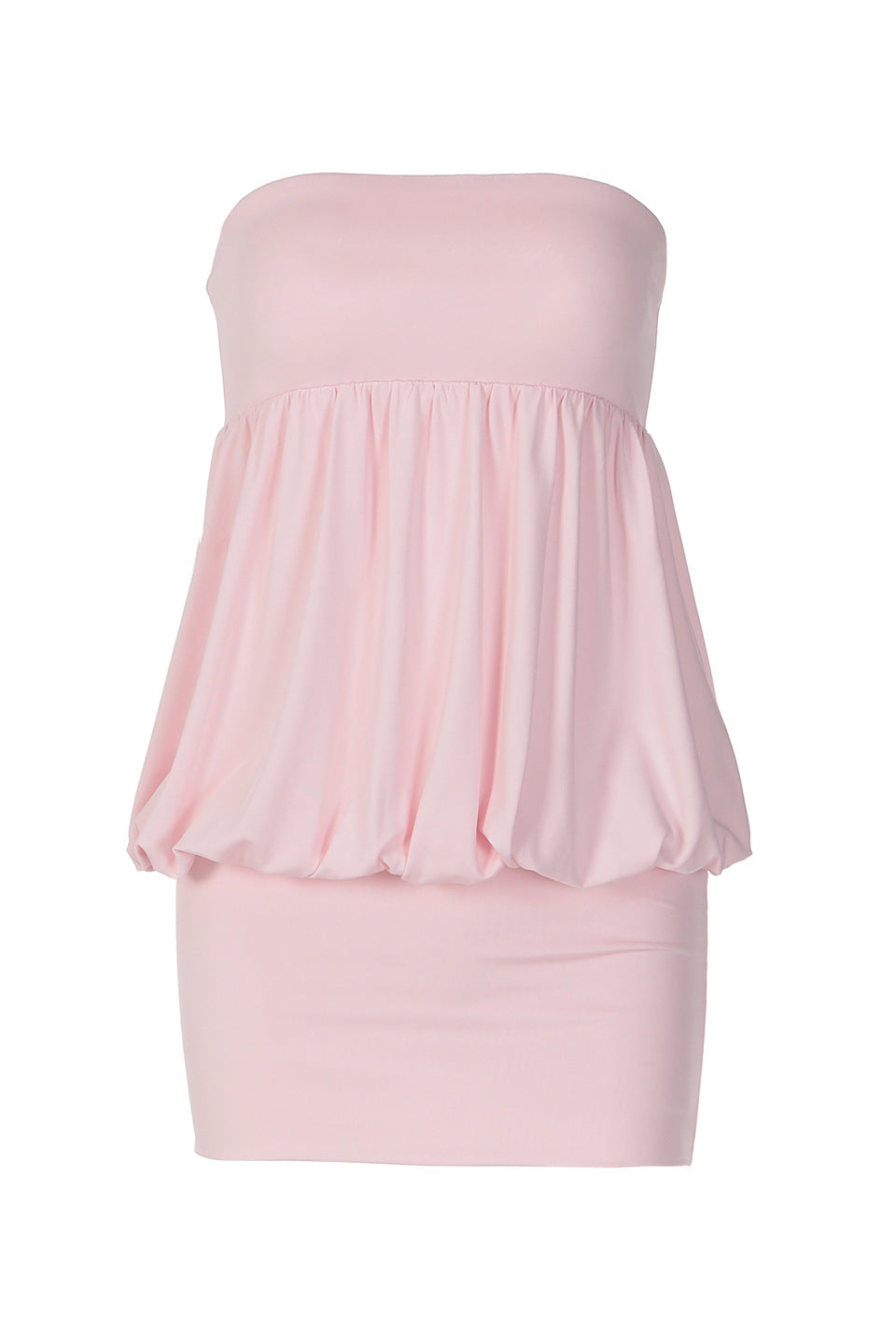 Blush Bubble Mini Dress