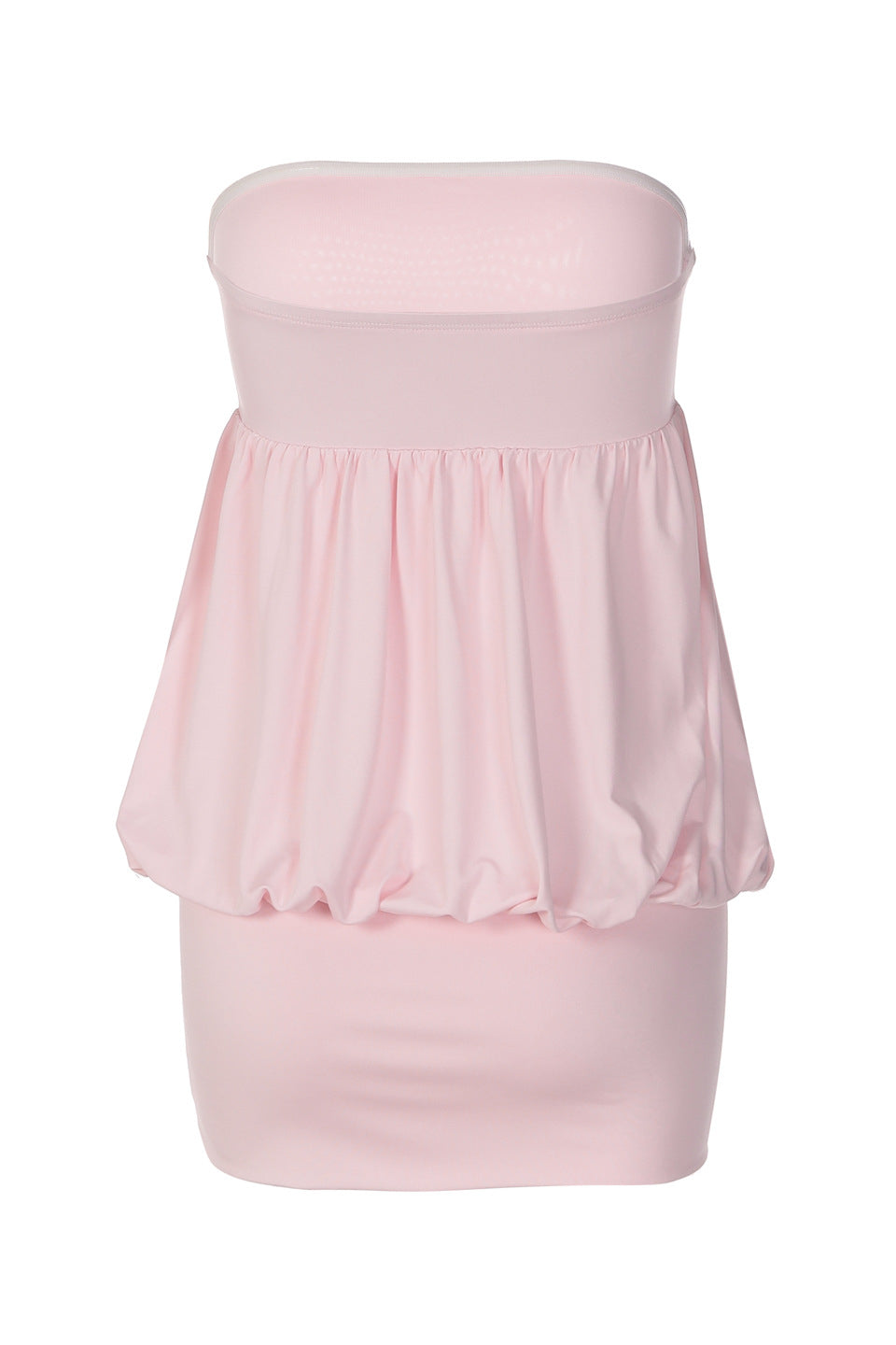 Blush Bubble Mini Dress