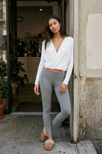 White Wrap Crop Top