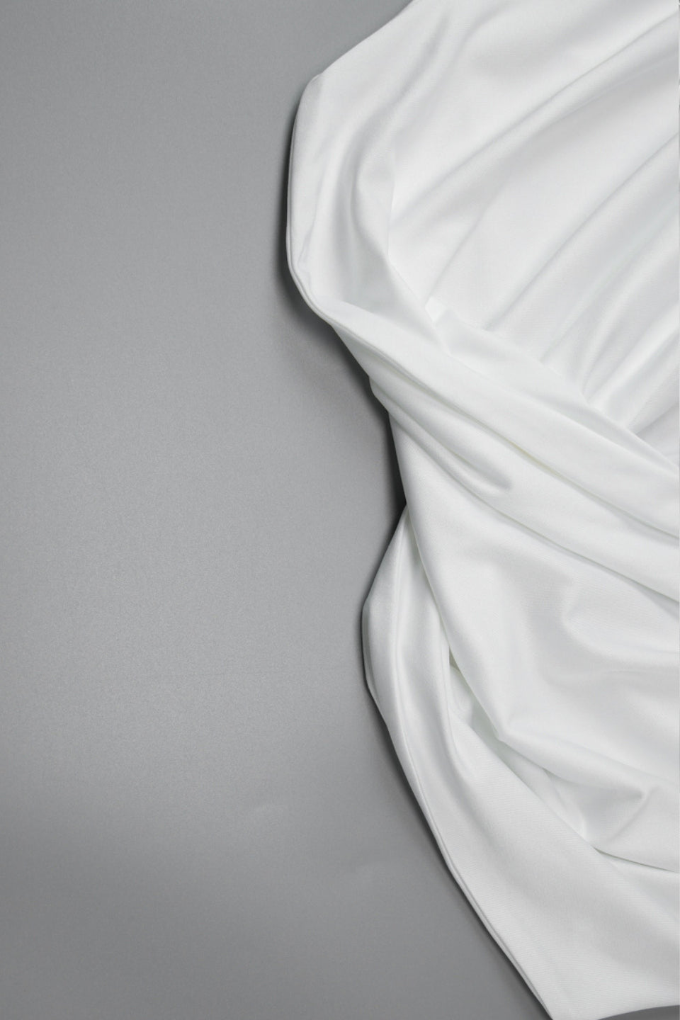 White Wrap Crop Top