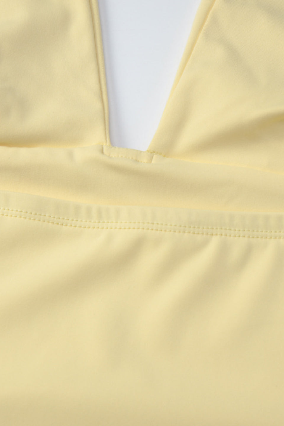 Yellow Halter Midi Dress